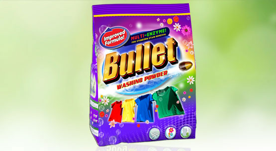 bullet detergent powder