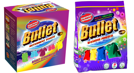 bullet detergent paste