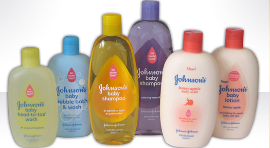 johnson & johnson baby care products